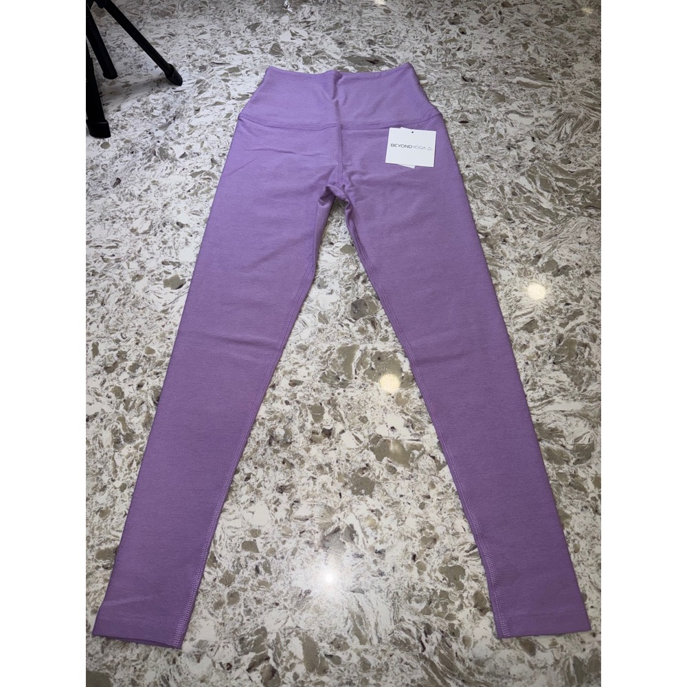Beyond Yoga Spacedye High Waisted Midi Leggings heather lilac size S